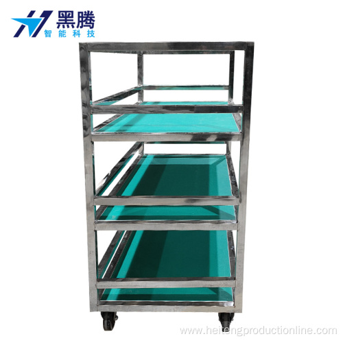 Stainless steel multi-layer trolley